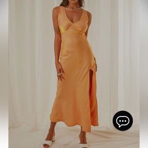 Peppermayo orange maxi dress